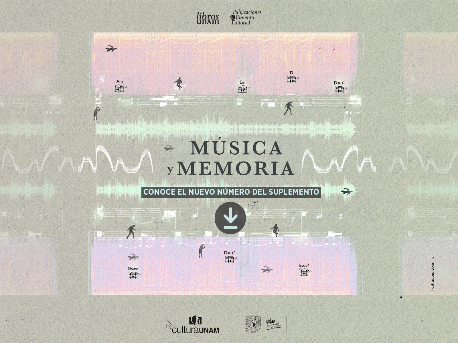 Suplemento de  noviembre 2023, Música y memoria - Libros UNAM